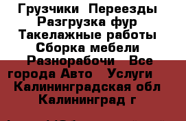 Грузчики. Переезды. Разгрузка фур. Такелажные работы. Сборка мебели. Разнорабочи - Все города Авто » Услуги   . Калининградская обл.,Калининград г.